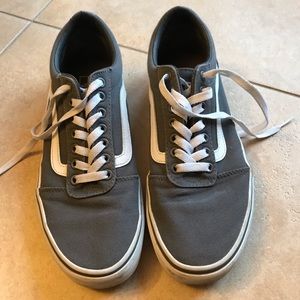 Gray vans like new
